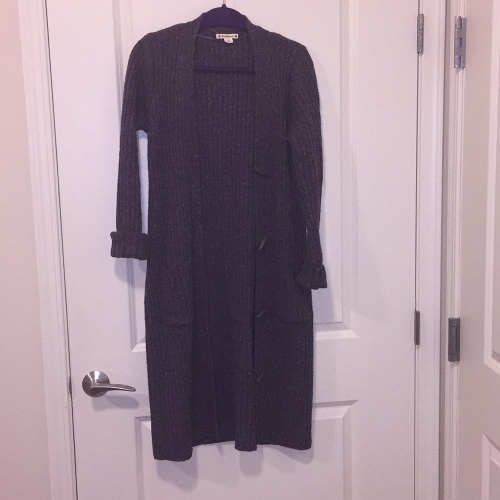 Long cozy plum sweater- perfect for winter